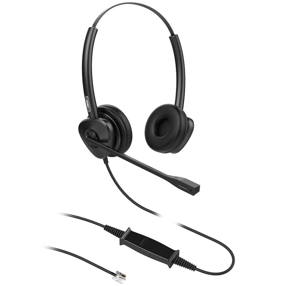 Fanvil HT302 Dual-Ear RJ9 Wired Headset
