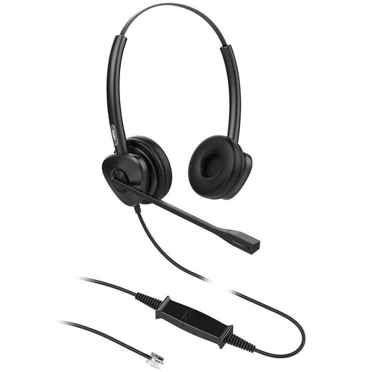 Fanvil HT302 Dual-Ear RJ9 Wired Headset