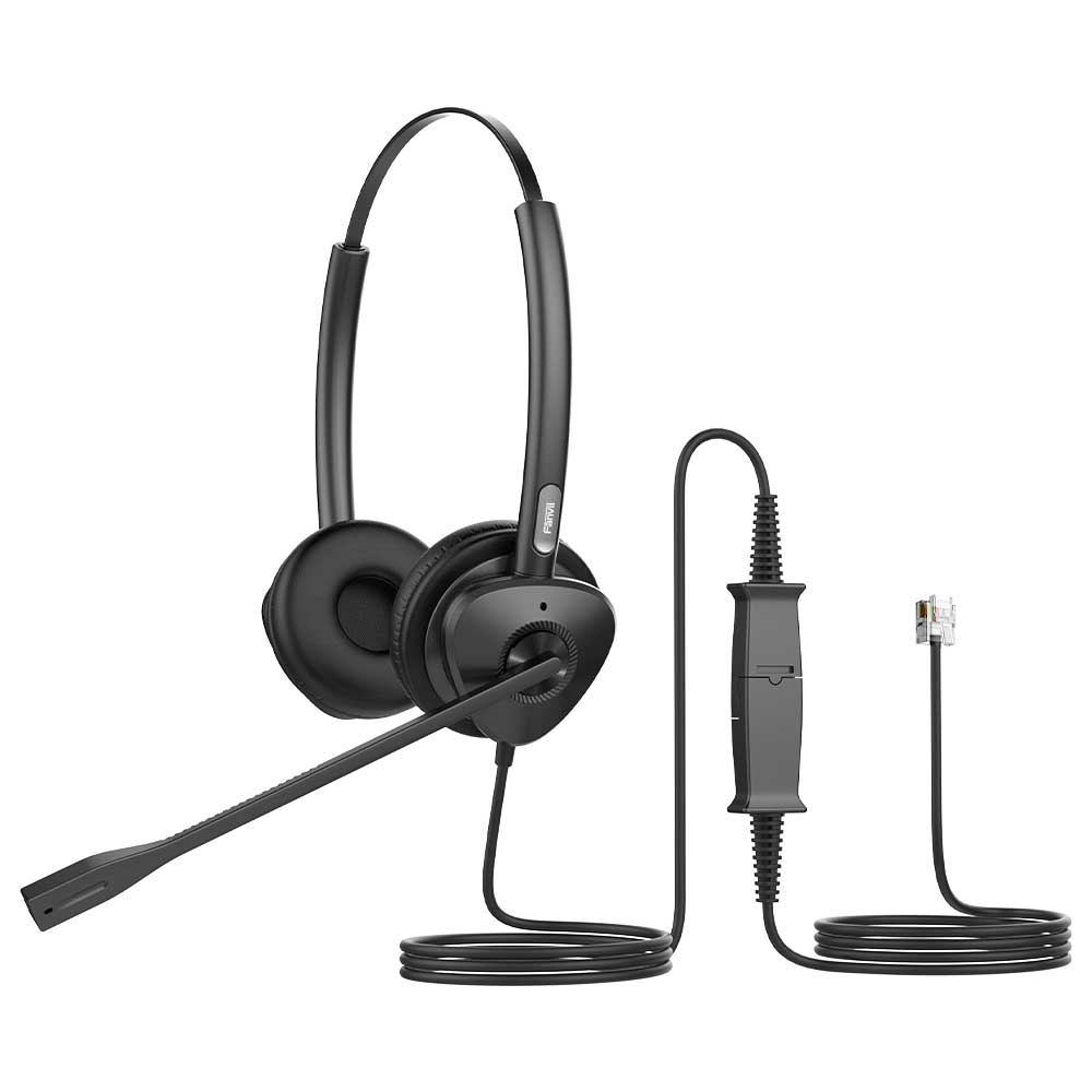 Fanvil HT302 Dual-Ear RJ9 Wired Headset