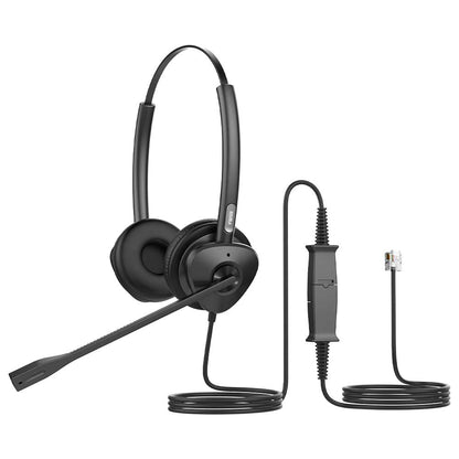 Fanvil HT302 Dual-Ear RJ9 Wired Headset