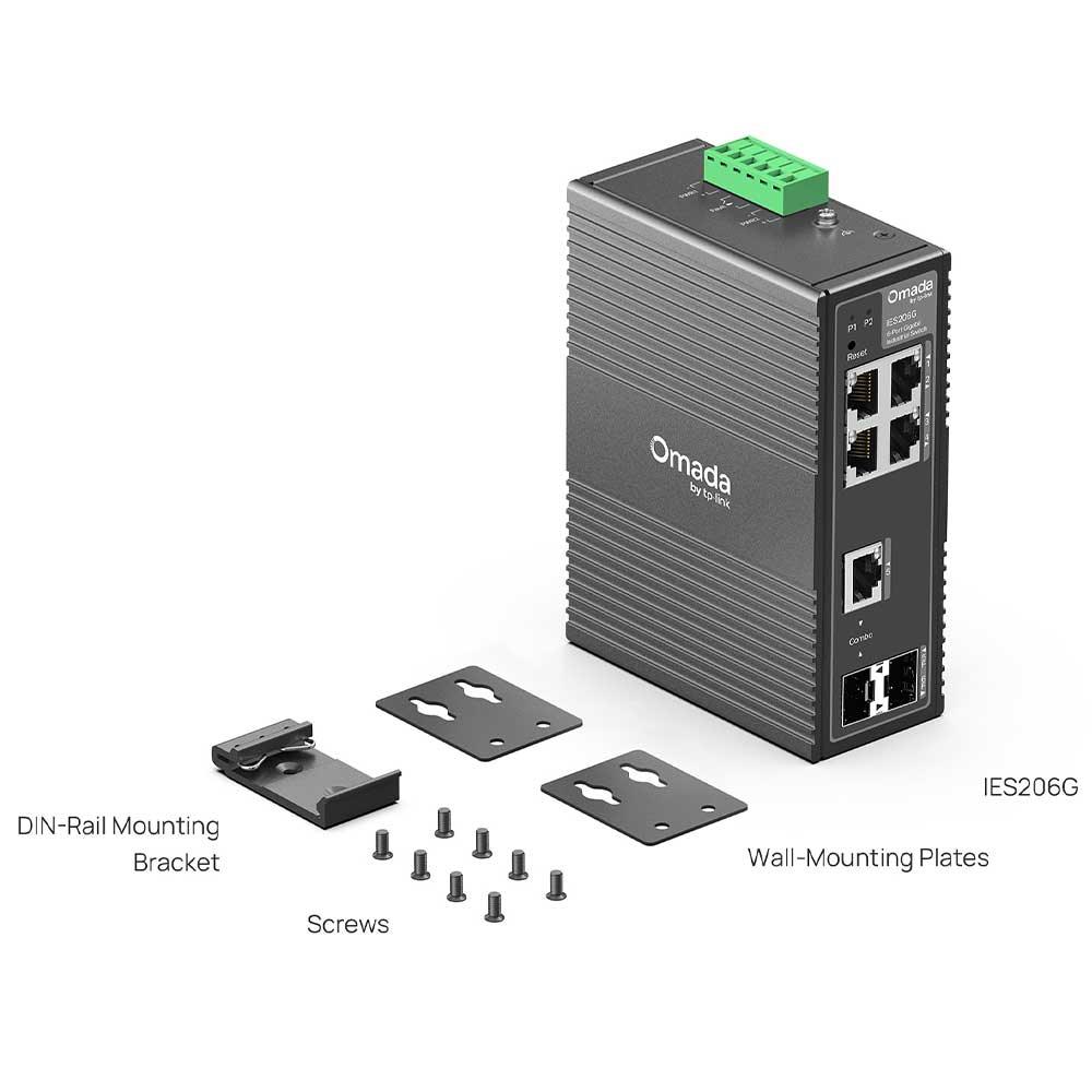 TP-Link Omada IES206G Gigabit Industrial Easy Managed Switch