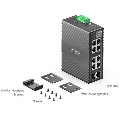 TP-Link Omada IES208G Gigabit Industrial Easy Managed Switch