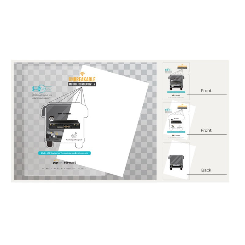 Peplink [A4 plastic folder] - MKS-008