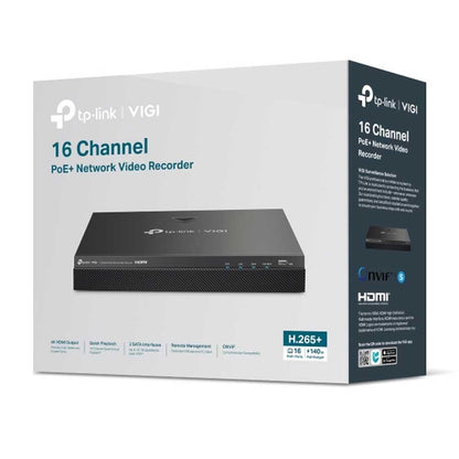 TP-Link VIGI NVR2016H-16MP Network Video Recorder