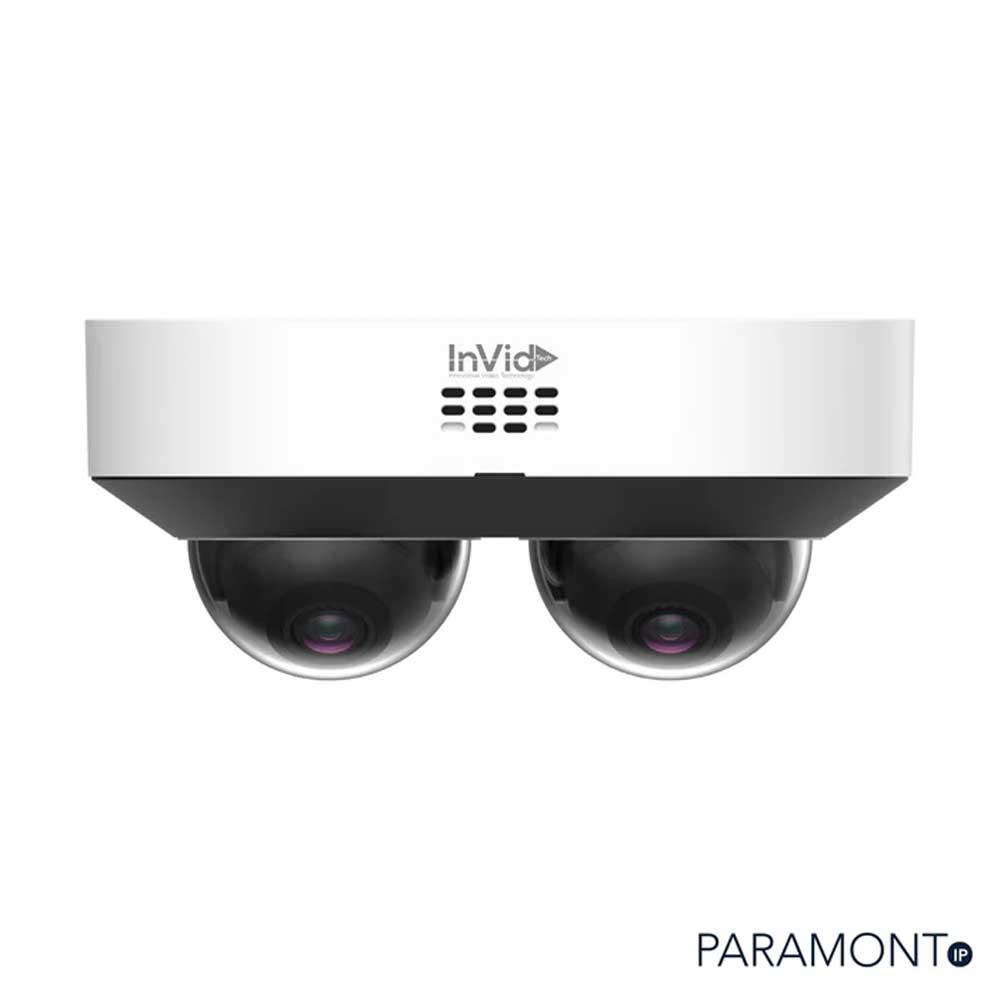InVid PAR-P4DUALDRIR28NH-AI 4MP Dome Dual 2.8mm Lens IP Camera