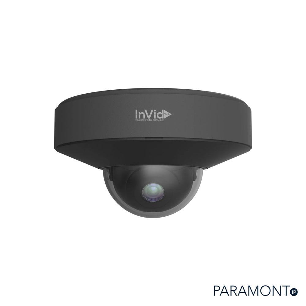 InVid PAR-P6UFO28BNH-AI Black 6 Megapixel IP Low Profile Camera