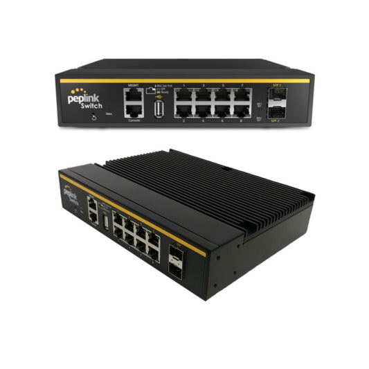 Peplink SD Switch 8-Port Rugged - PSW-8-240W-RUG