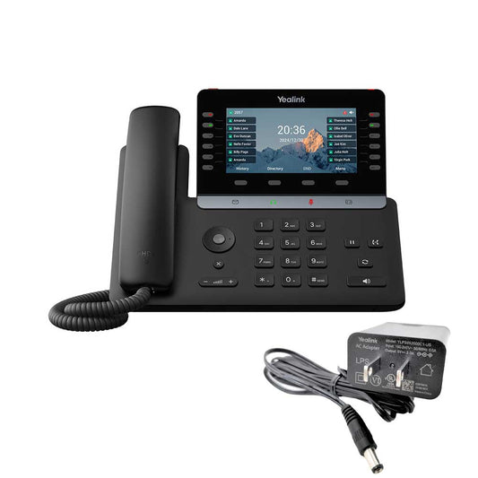 Yealink SIP-T85W-PSU - 1301220 IP Phone with PSU