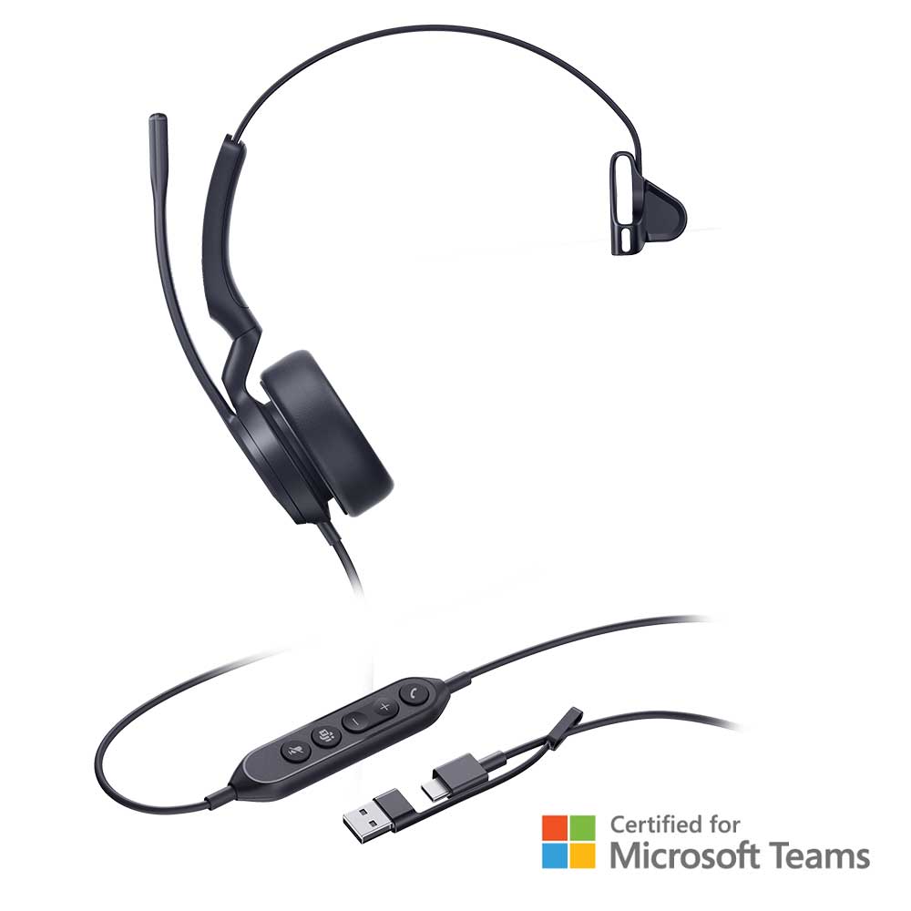 Yealink UH44 Mono Teams USB-C/A - 1308188