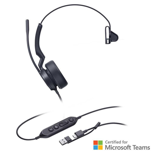 Yealink UH44 Mono Teams USB-C/A - 1308188