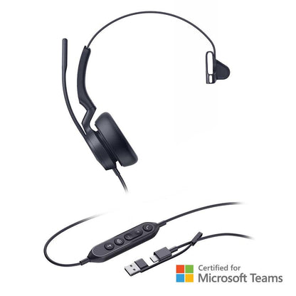 Yealink UH46 Mono Teams USB-C/A - 1308184