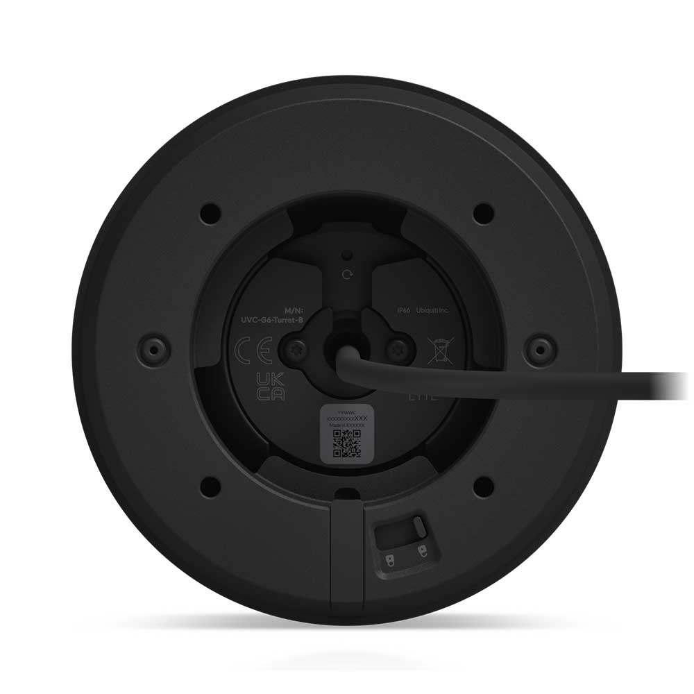 Ubiquiti G6 Turret Black 8MP 4K Network Camera - UVC-G6-TURRET-B