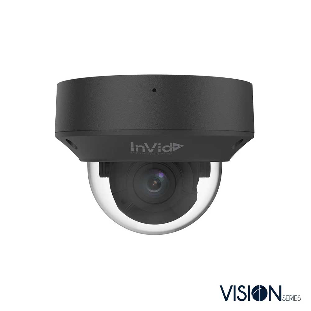 InVid VIS-P5DRXIRA27135NHB 5 MP Outdoor Dome IP Camera, Black