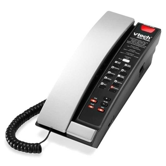 VTech Hospitality A2211 Silver and Black - 80-H0A7-00-000 Analog Corded Phone