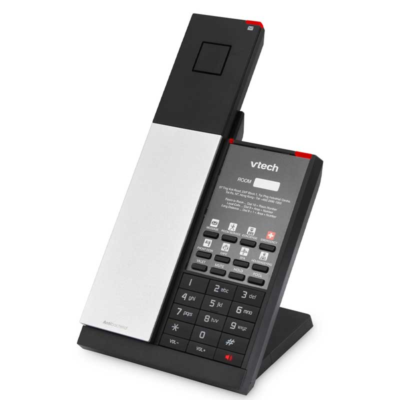 VTech Hospitality NG-A3411 Silver and Black - 80-H0FD-00-000 Analog Cordless Phone