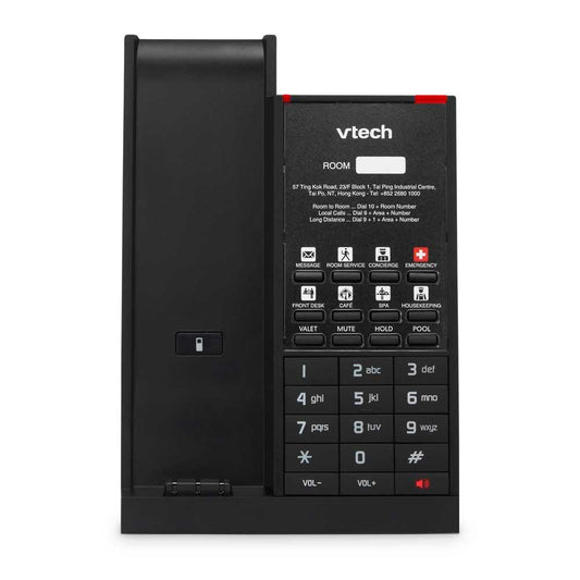 VTech Hospitality NG-S3411W Matte Black - 80-H0FH-13-000 SIP Hotel Phone
