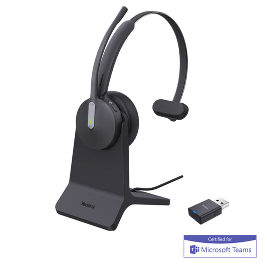Yealink WH64 Hybrid Mono with Charging Stand Teams - 1208698