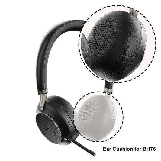 Yealink Black Ear Cushion for BH76 (1 Pair) - 3311011