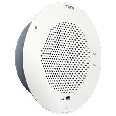CyberData 011394 White SIP Speaker with Talk-back